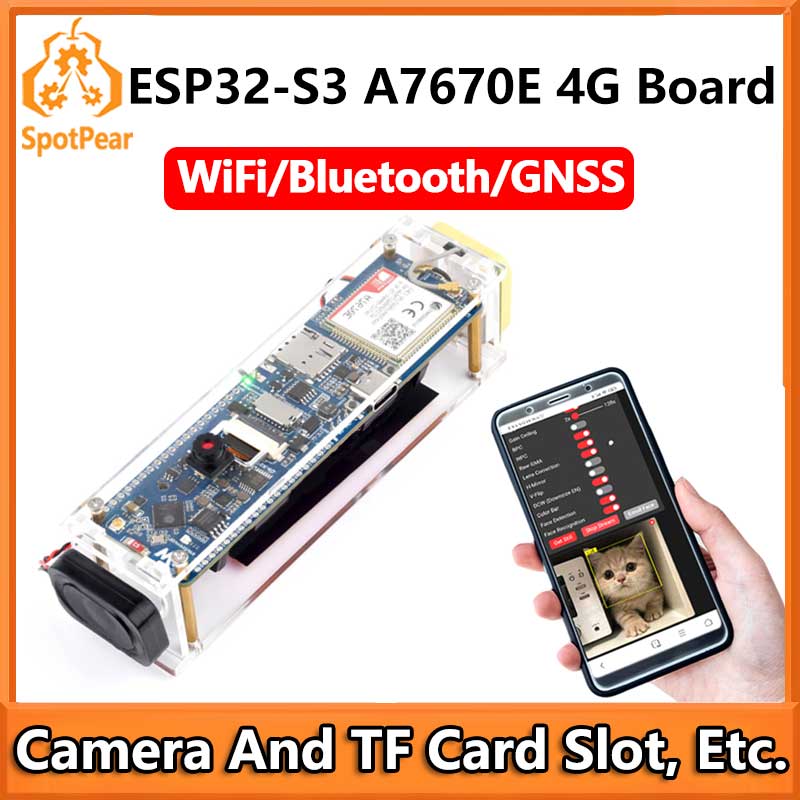 Lolin S3 - Waveshare ESP32-S3 A7670E 4G geliştirme kartı