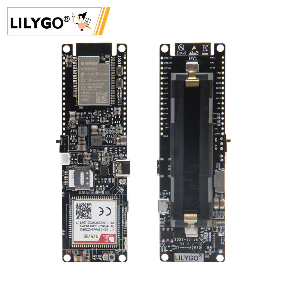 Devkitc - LILYGO® TTGO T-A7670G/E/SA R2 4G geliştirme
