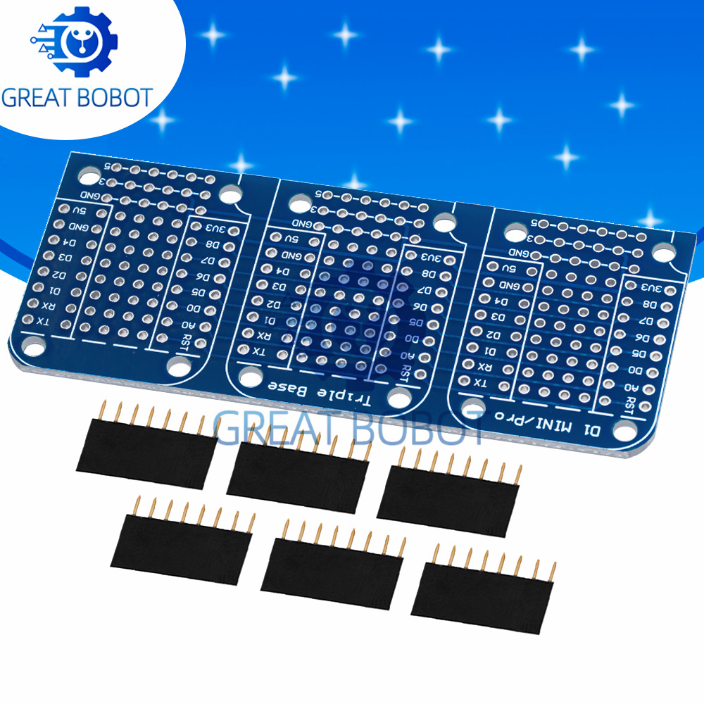 Wemos D1 Mini - BS Üçlü Kalkan WeMos D1 Mini