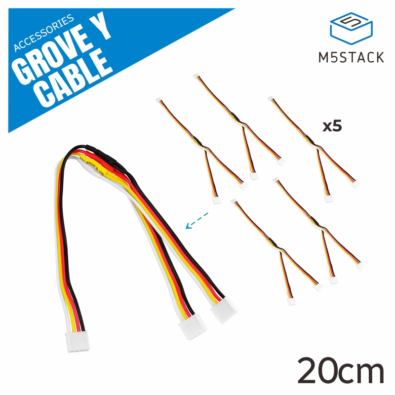 M5Stack - M5Stack Resmi Grove Y Kablosu 20cm