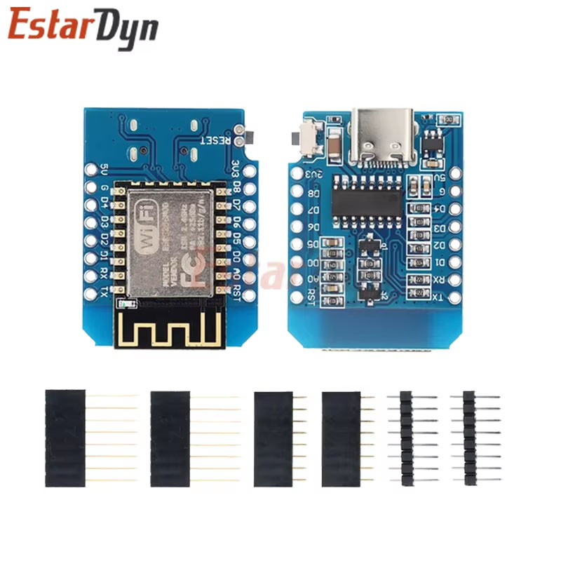 D1 Mini TYPE-C/MICRO ESP8266 E - Nodemcuv2 incelemesi ve fiyatı