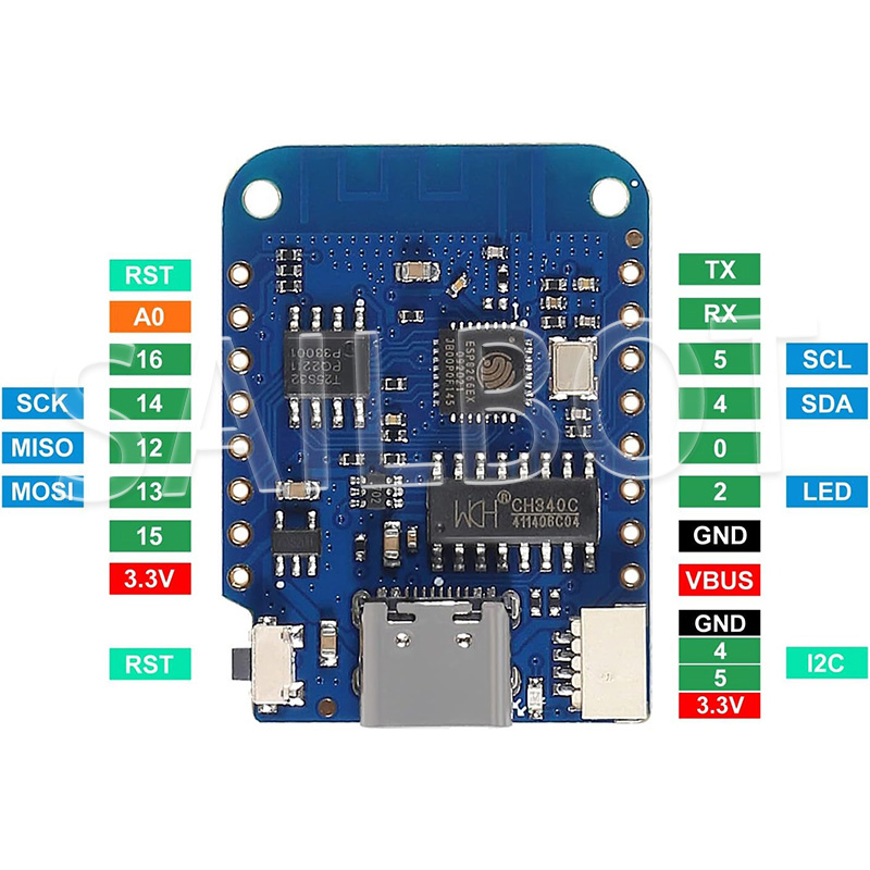 1-10 adet WeMos D1 Mini ESP826 - Wemos D1 incelemesi ve fiyatı