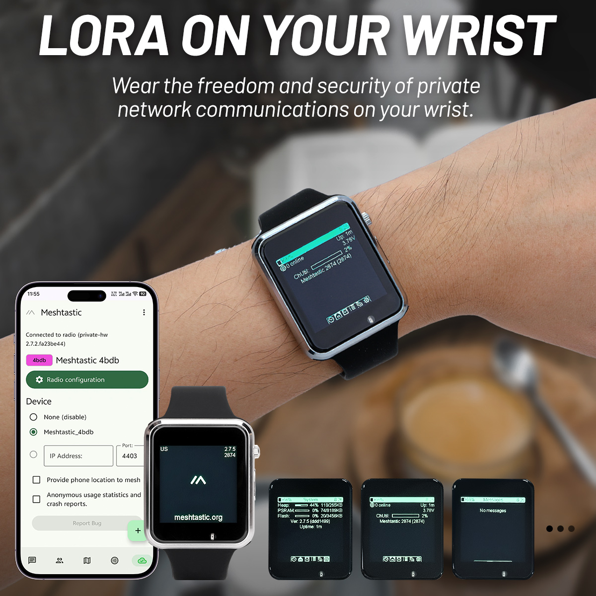 LILYGO T Watch S3 Lora Meshtas - Ttgo T Watch incelemesi ve fiyatı